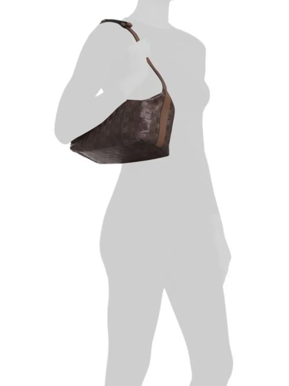 FALOR Made In Italy Leather Woven Mini Hobo